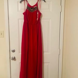 Beautiful flowy red dress